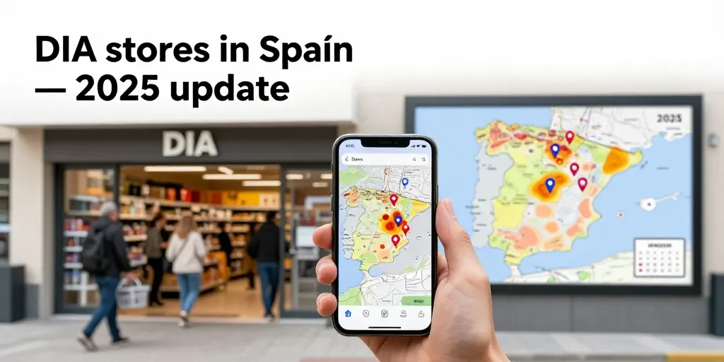 Cuántas tiendas tiene DIA en España: ¿el número actualizado en 2025?