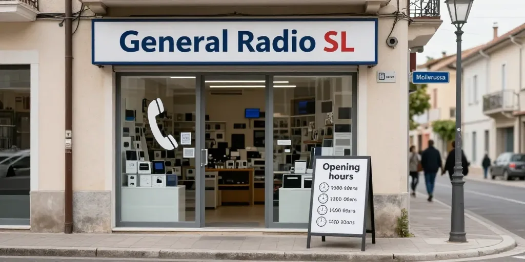 General Radio SL: ¿el teléfono y horario para contactar en Mollerussa?